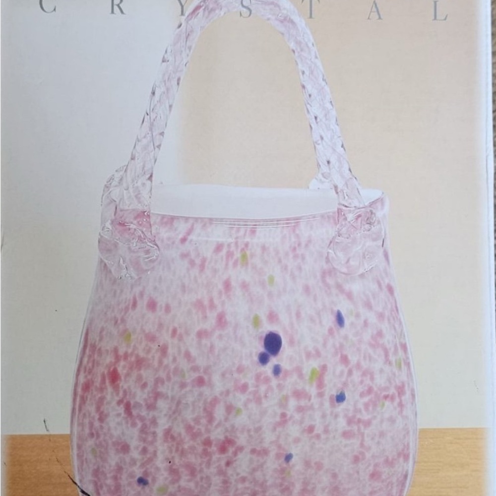 Fifth Avenue “9” Crystal Glass Handbag Pink/Multi
